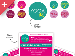 Logo + flyer YogaEtc - Vignette